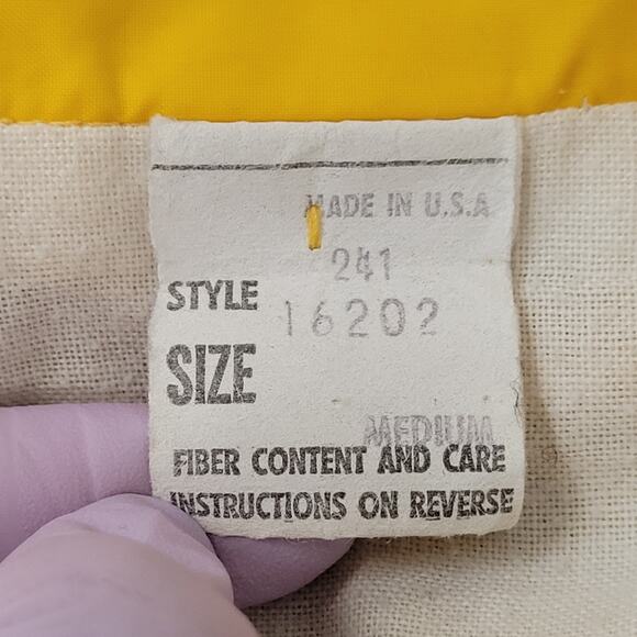 Vintage OFCA Firefighter Windbreaker Jacket Medium 21x27 USA - Picture 8 of 16